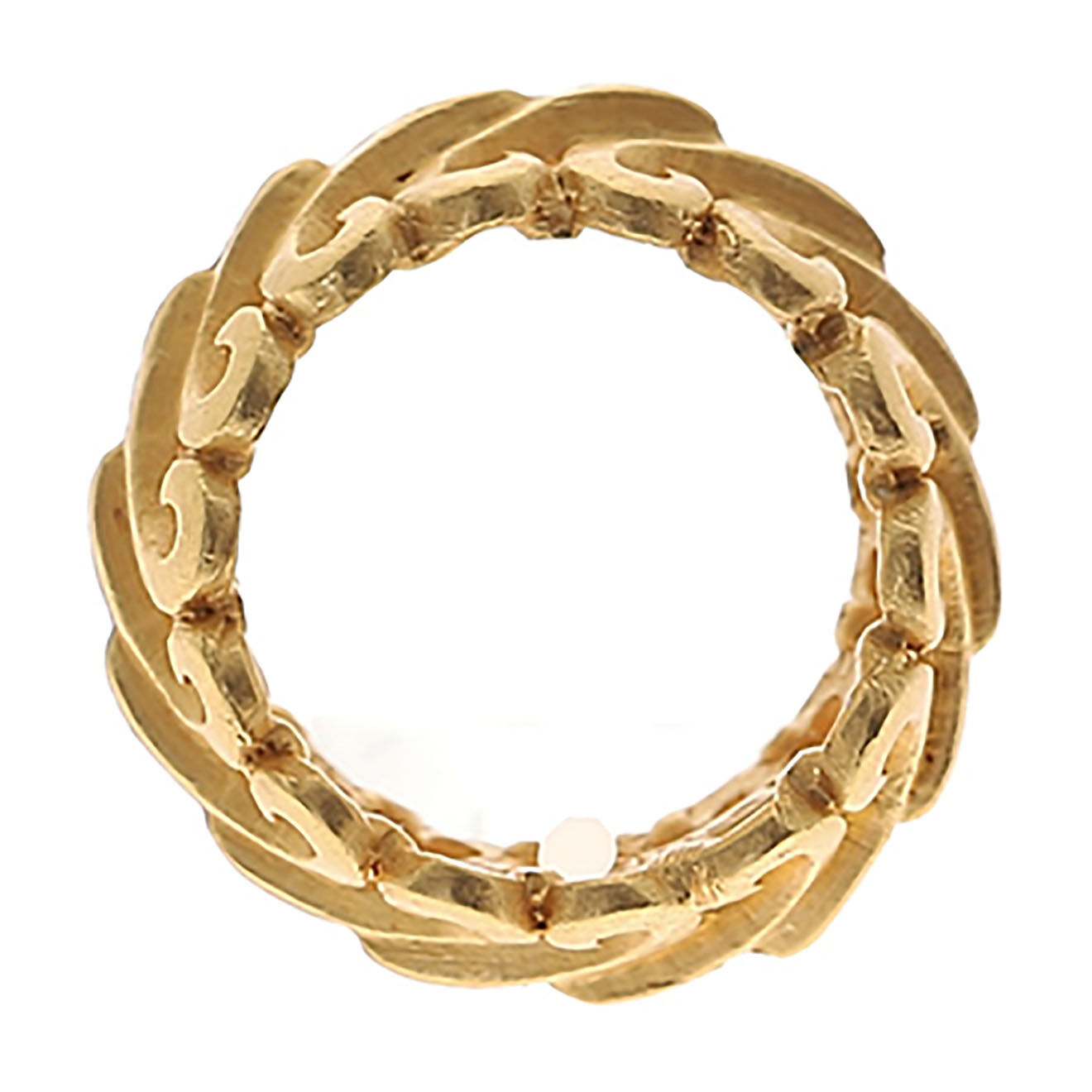 Saint Laurent Bague Vintage en Métal dorée - Très bon état