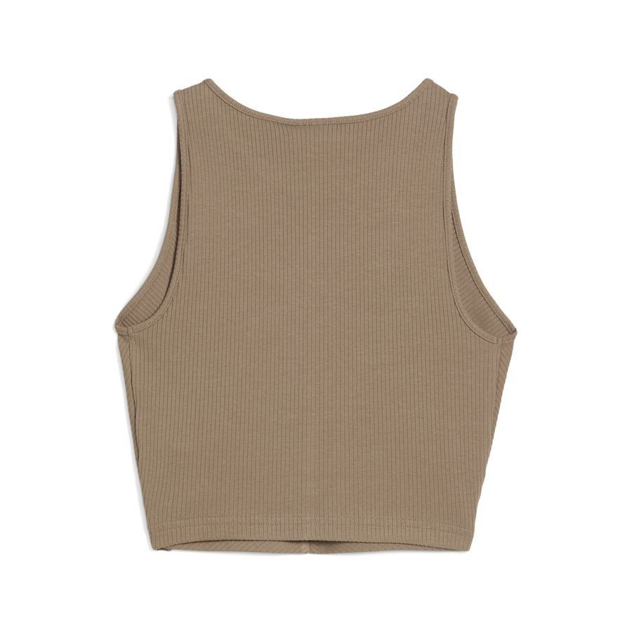 Puma WARDROBE ESS Geripptes Crop-Top