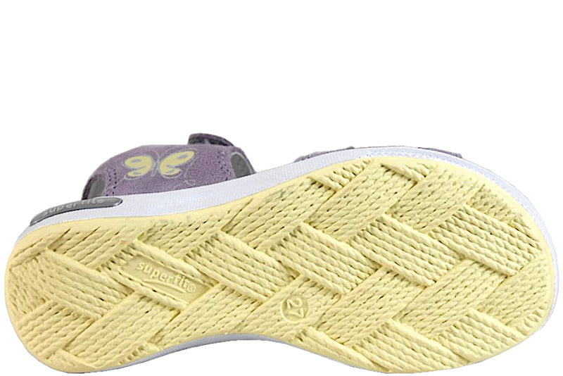SUPERFIT EMILY SANDAL I LILLA RUSKIND MED SOMMERFUGL