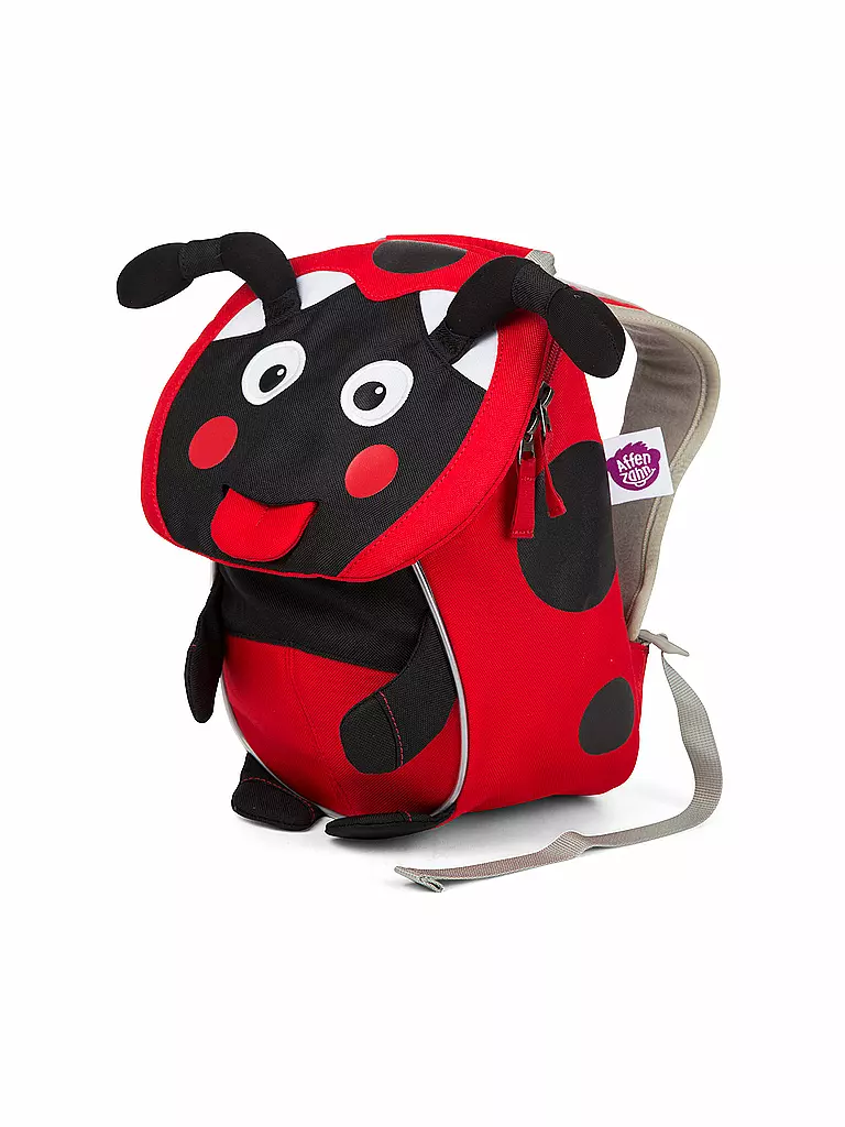 AFFENZAHN Kinder Rucksack Kleine Freunde - Maja Marienkäfer rot