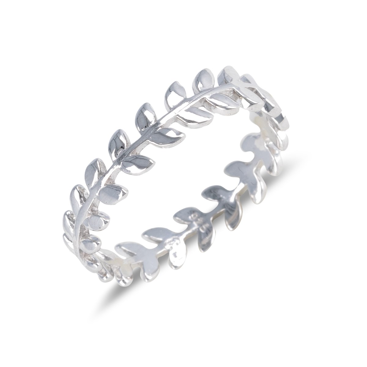 Bague argent rhodié épis