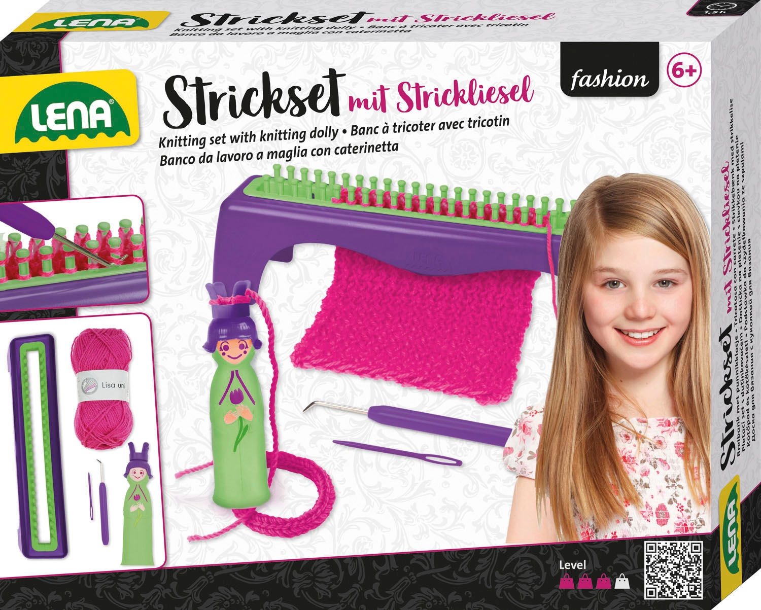 Lena® Kreativset »Strickset mit Strickliesel« Made in Europe