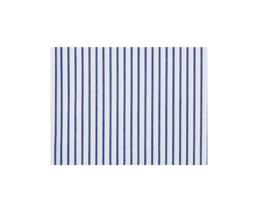 Chemise homme à rayures bleues - GEOFFROY