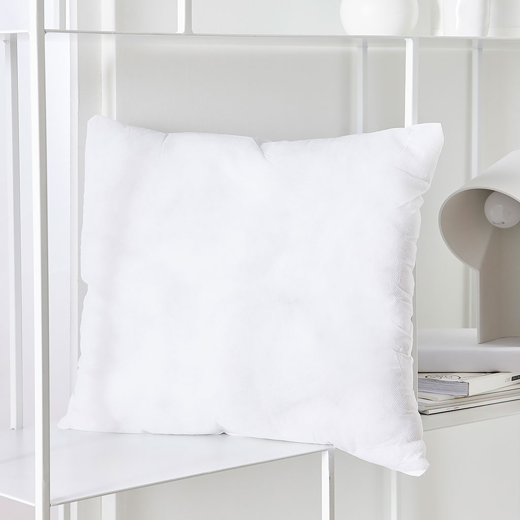 Coussin intisse blanc 40x40cm