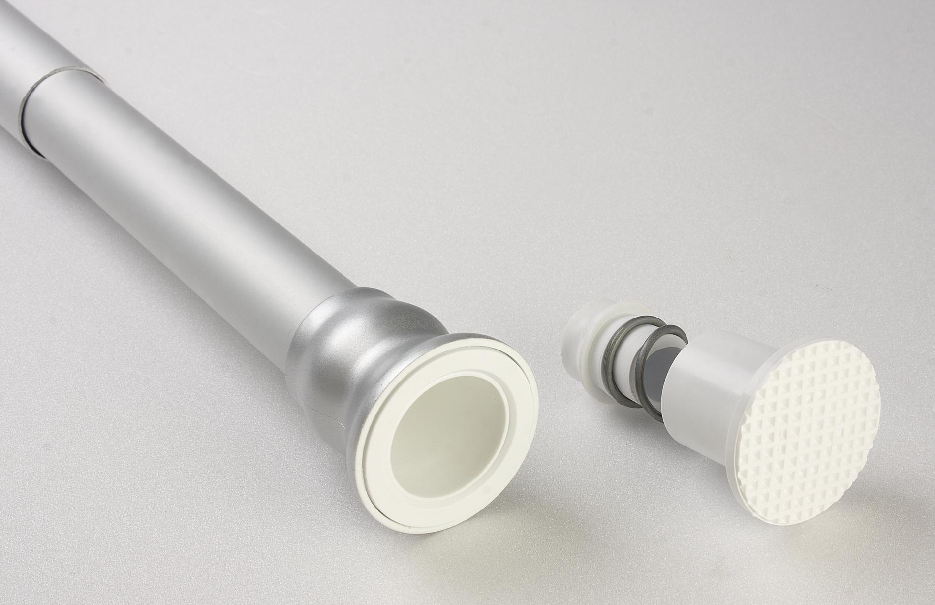Duschstange ohne Bohren 'Wien' Ø 25 mm chrom matt 70-115 cm