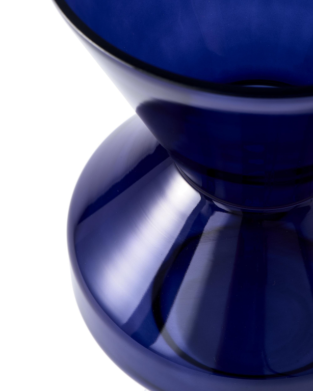 POLSPOTTEN Thick Neck vaas blauw