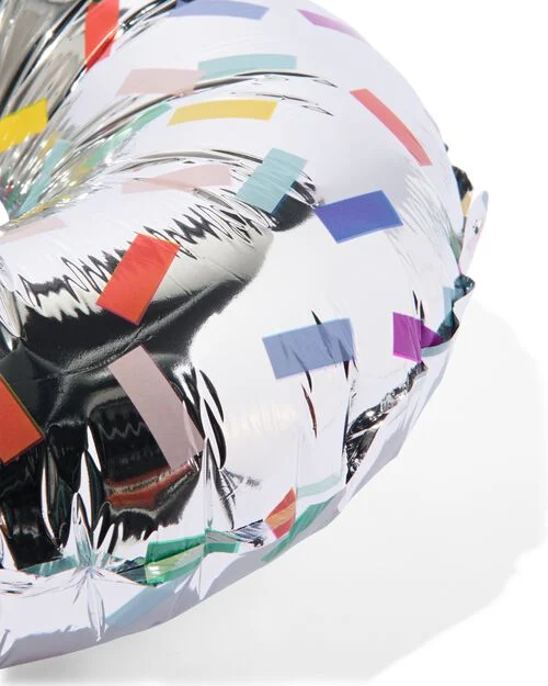 ballon alu chiffre 8 confetti XL