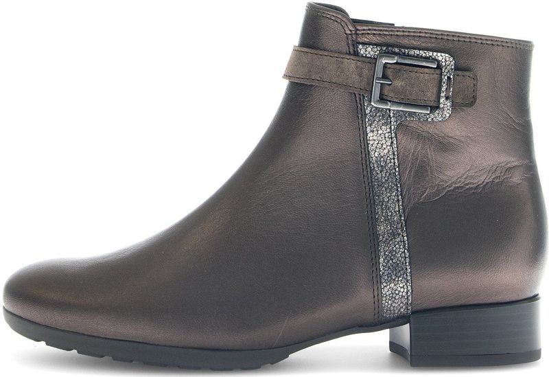 Gabor - Pisa - Enkellaars - Smog/Brons - Metallic Leer