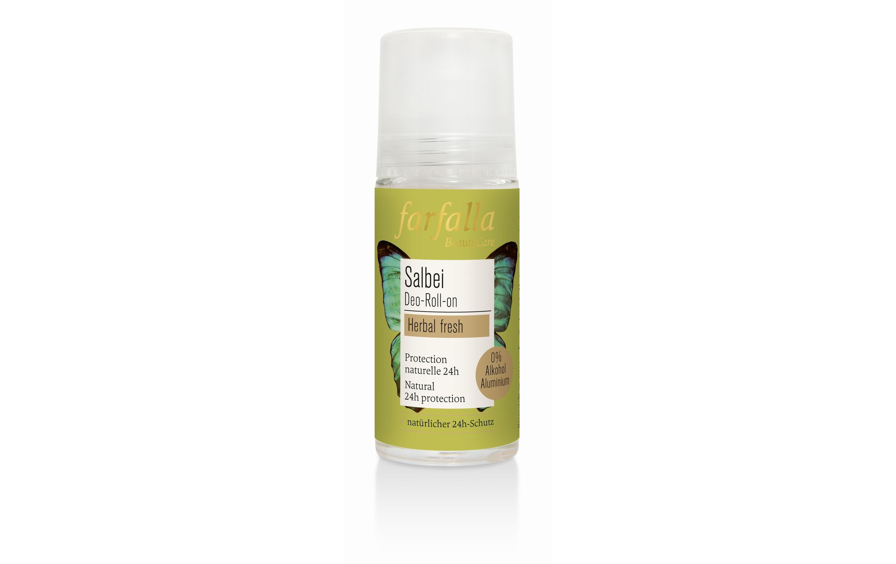 Deo Roll-On Salbei Kräuterfrisch 50 mlKräuterfrischer Deo Roll-on ohne Aluminium