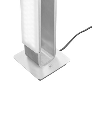HELL LED Tischlampe BOX alufarbig eloxiert