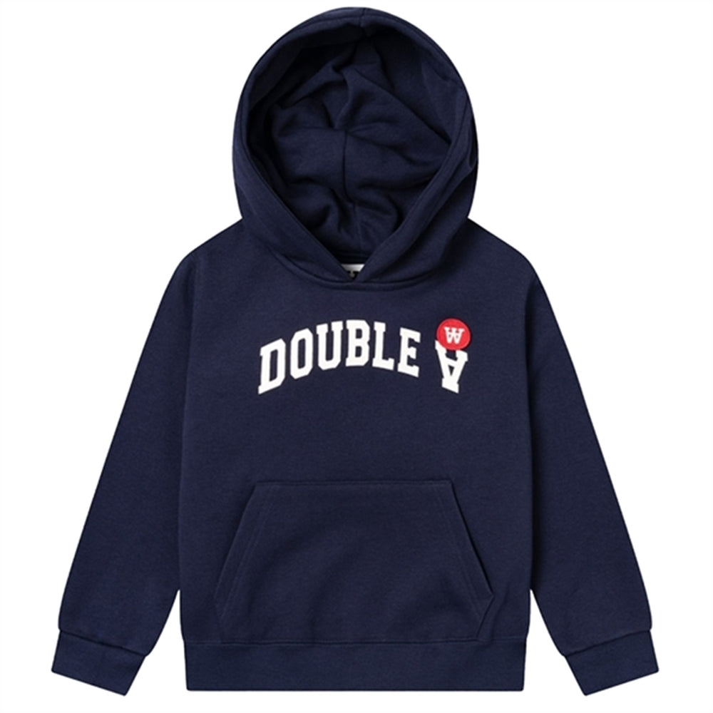 Navy Izzy IVY Hoodie - Wood Wood → Luksusbaby.dk