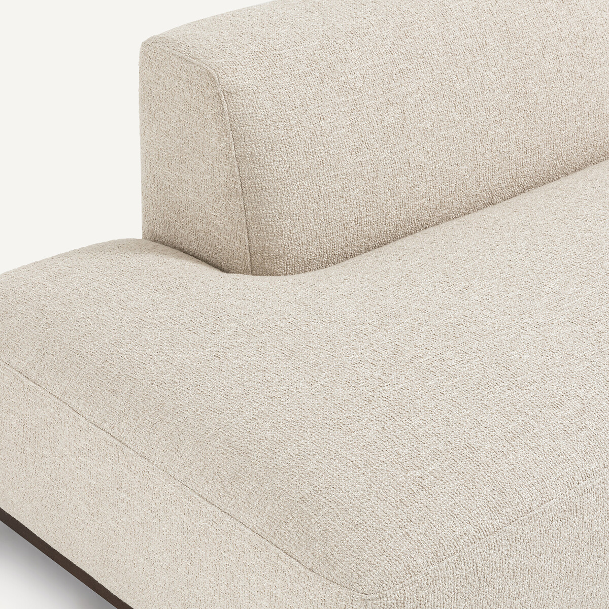 AM.PM<br>Sofá de canto esquerdo XL em bouclé, Jacopo