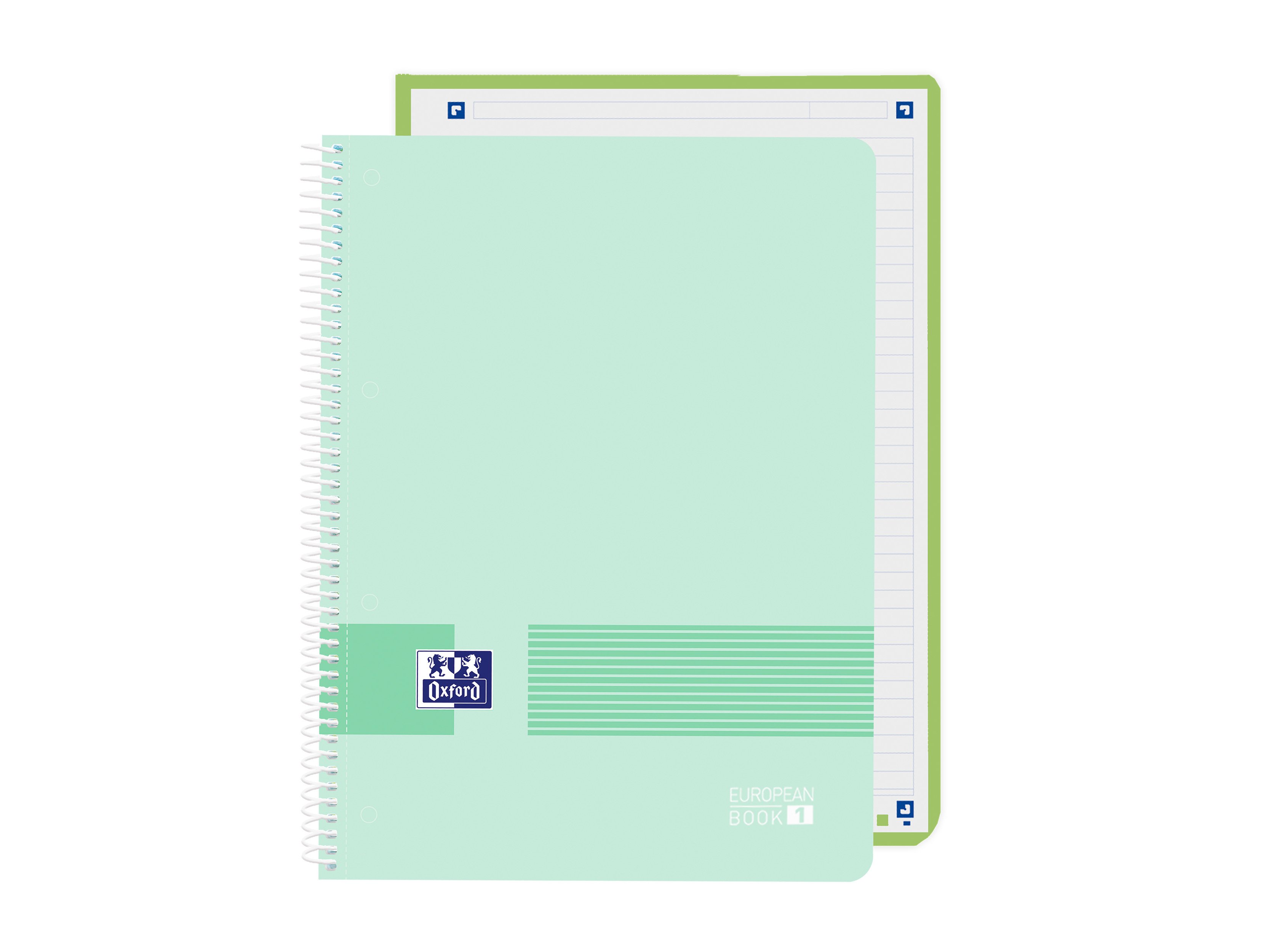 CADERNO ESPIRAL A4 PAUTADO PP OXFORD LIVE&GO PASTEL 80 FOLHAS CORES SORTIDAS