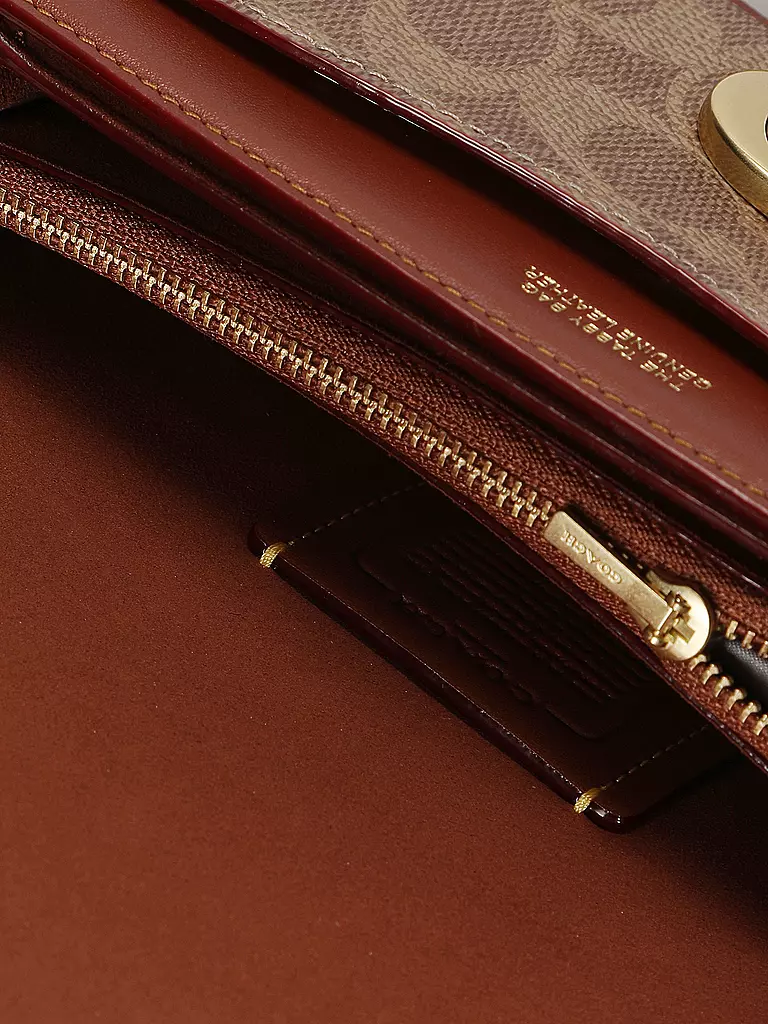 COACH Ledertasche - Umhängetasche TABBY  braun
