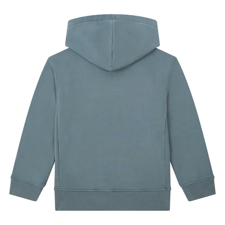 SMALLABLE BASICS Hoodie Garçon Coton Bio | Bleu Vert