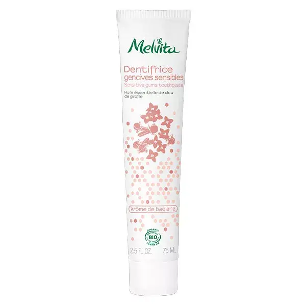 Pasta de dentes Melvita Essentials Organic Sensitive Gum 75ml