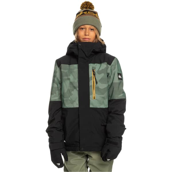 Veste de ski QUIKSILVER MISSION PRINTED SNJT SPRAY CAMO LAUREL WREATH