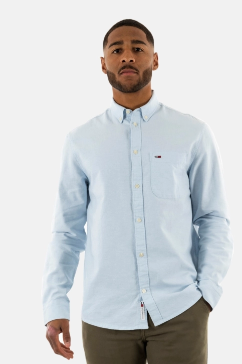 Chemise tommy jeans reg oxford cdn chambray blue
