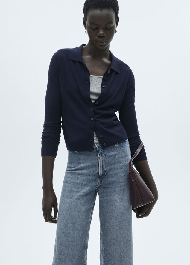 MANGO JEANS. -- CATHERIN Open blue