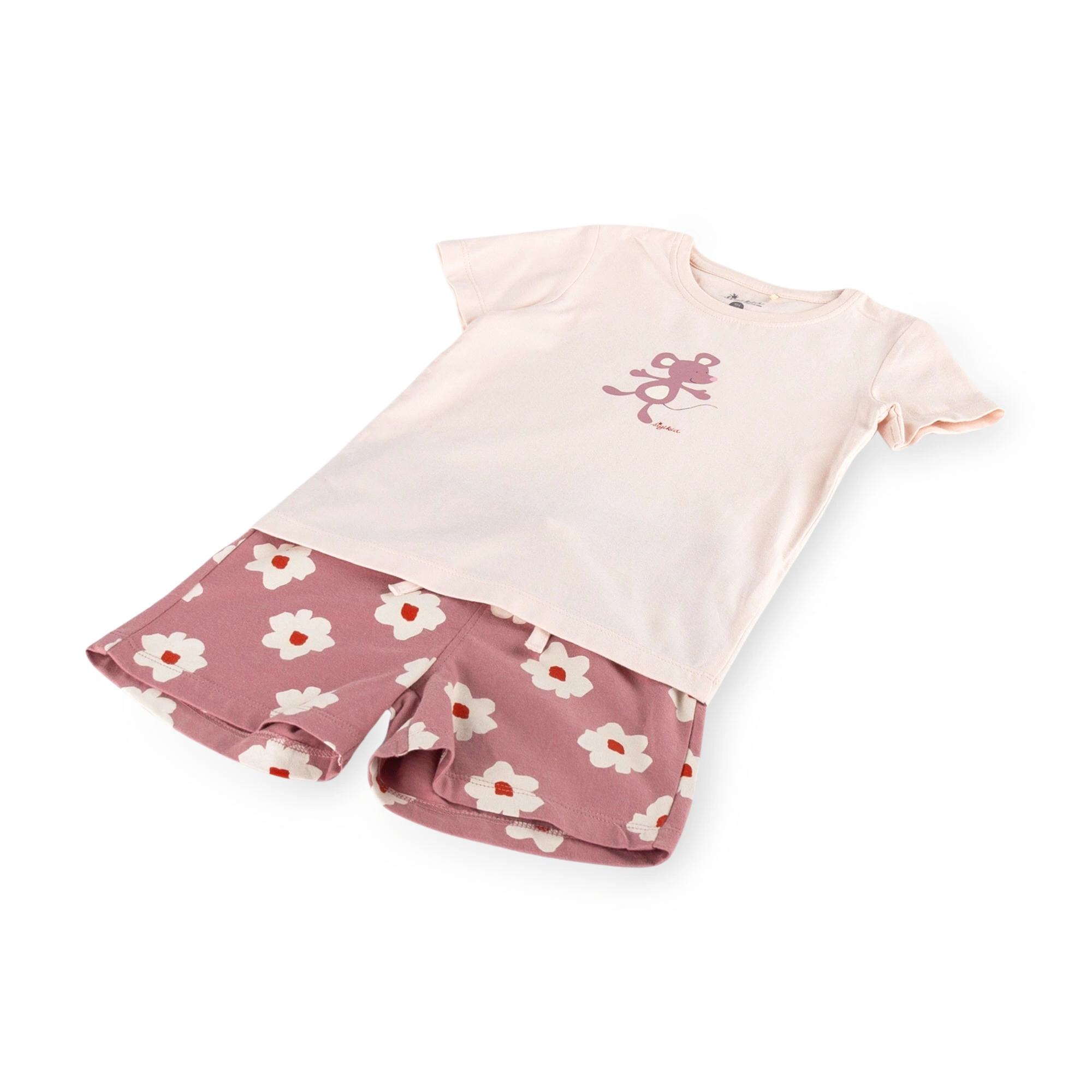 Schlafanzug M - MOUSE kurz in rosa