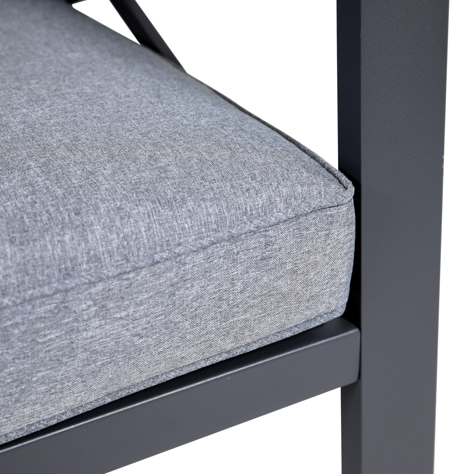 Greemotion Lounge-Set Amsterdam, Stahl, grau