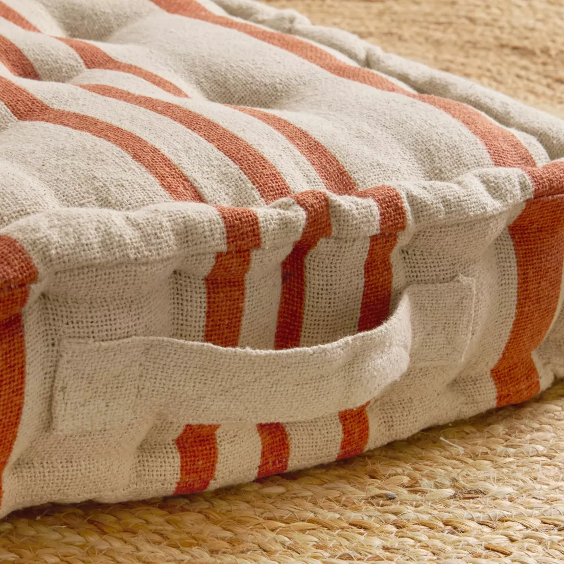 Coussin de sol extérieur (45 x H10 cm) Nautira Orange
