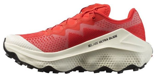 Chaussures Trail Salomon S/Lab Ultra Glide Rouge/Blanc Unisexe
