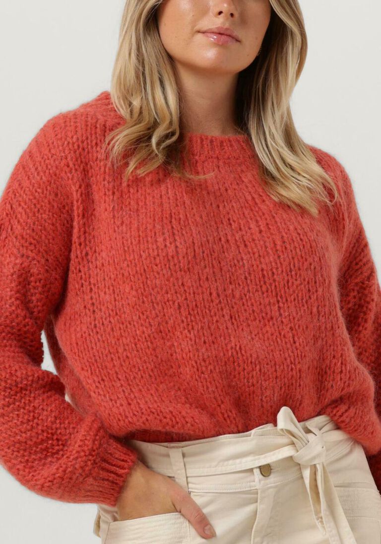 SUMMUM rode summum trui oversized chunky sweater mohair blend knit