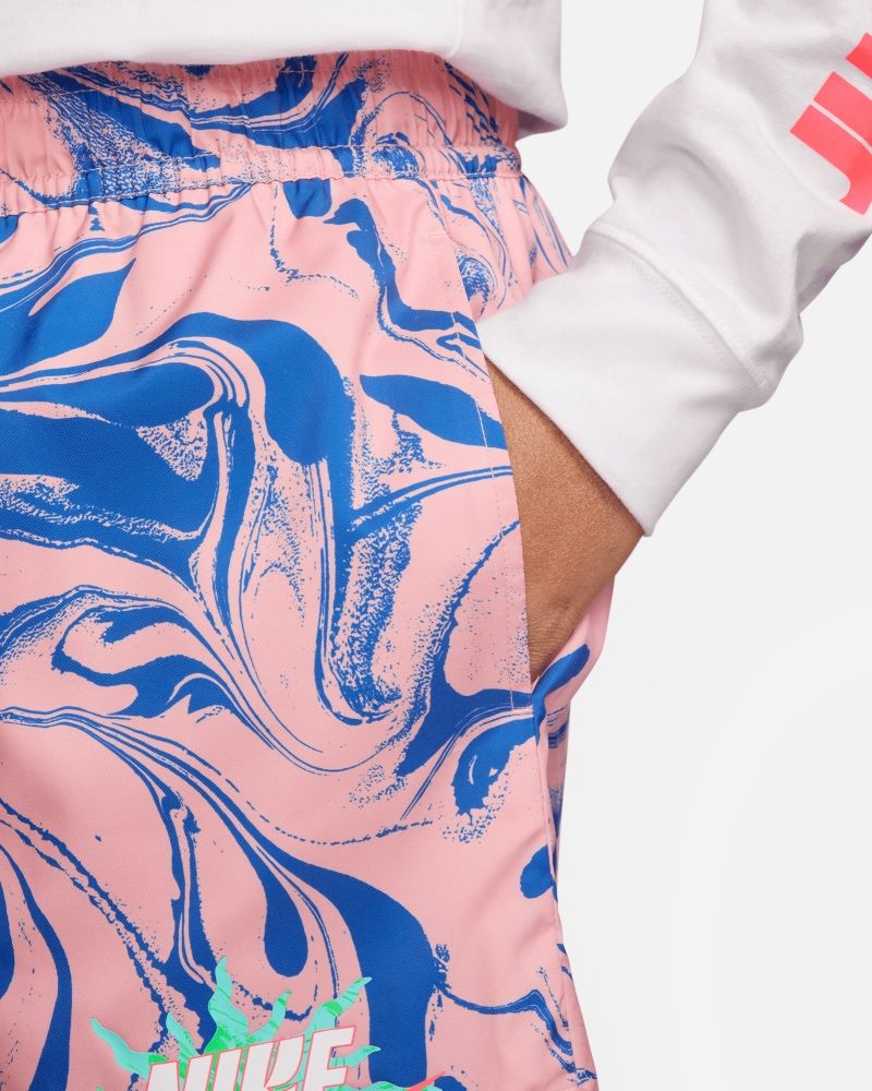 Short Nike Sportswear Bleu & Rose pour homme