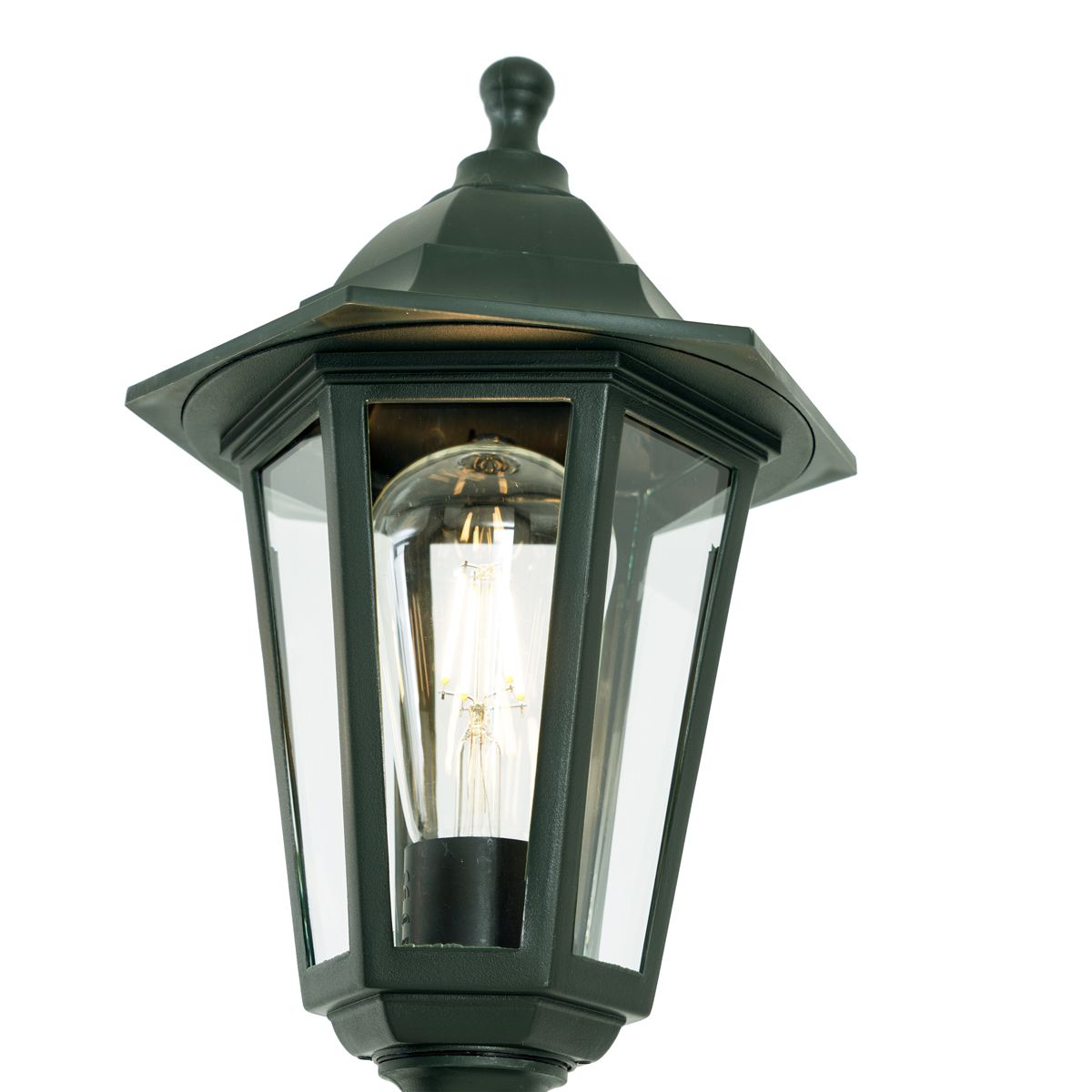 Klassieke buiten lantaarn donker groen 217cm 3-lichts IP44 - New Haven