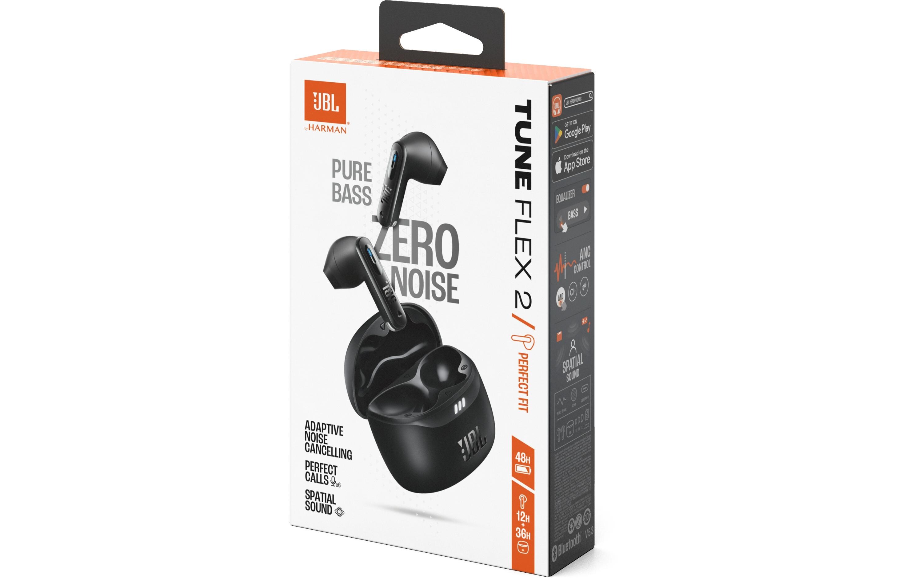 True Wireless In-Ear-Kopfhörer Tune Flex 2 SchwarzTrue Wireless In-Ear-Kopfhörer mit adaptiver Geräuschunterdrückung