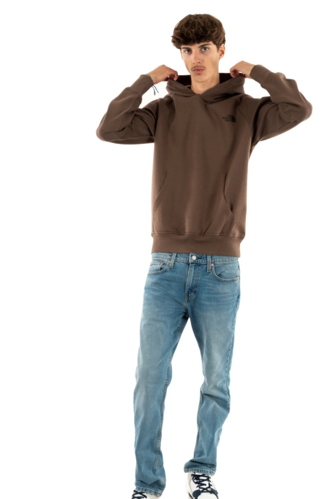 Sweat the north face raglan box nse 1oi1 smokey brown