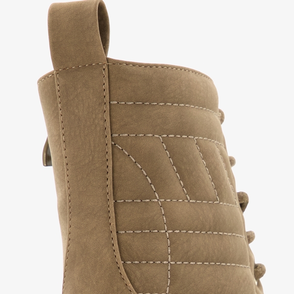 Blue Box meisjes veterboots taupe
