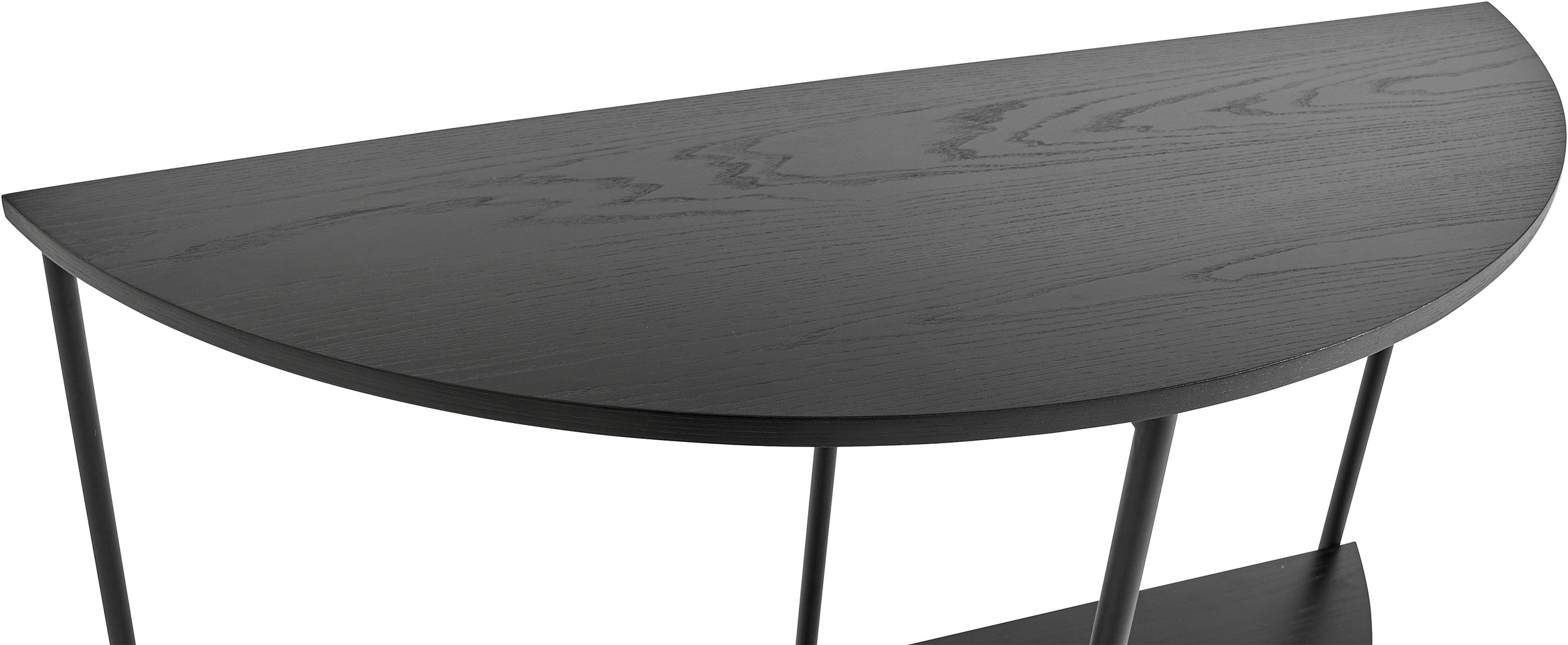 LeGer Home by Lena Gercke Konsolentisch »Leonore, TOPSELLER!, OTTOs Choice« aus massivem Eschenholzfurnier, pulverbeschichtetes Metallgestell