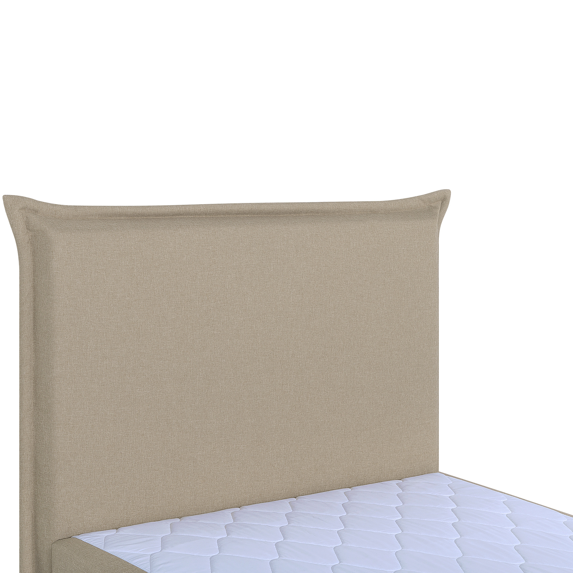 Boxspringbett - beige - mit Bettkasten - H3 - 100x200 cm