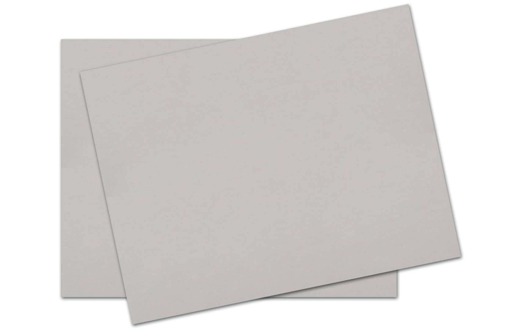 Bastelkarton 110 x 80 cm, 900 g/m², 1 Stück, GrauGraukarton geeignet für viele gestalterische Zwecke