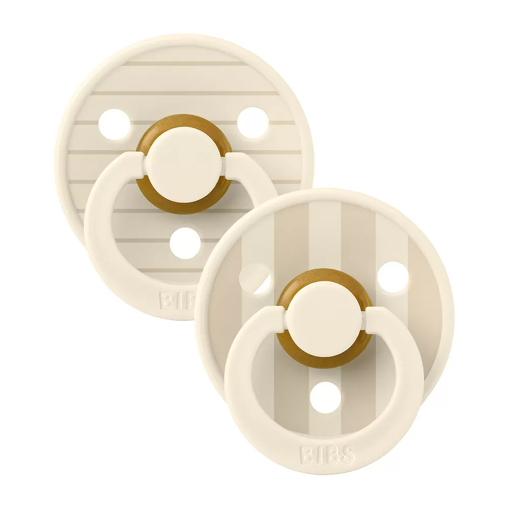 BIBS Studio Colour Pin Latex Ivory Vanilla Mix 2 pak - Flere størrelser