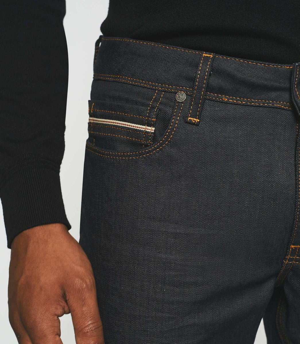 Jean straight denim brut ELVEDGE