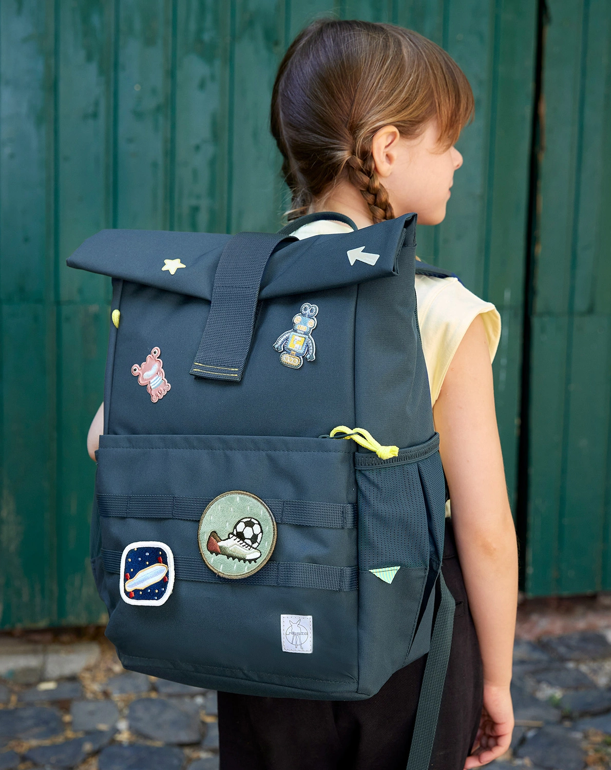 Kinderrucksack ROLLTOP (26,5x15x39) in blau