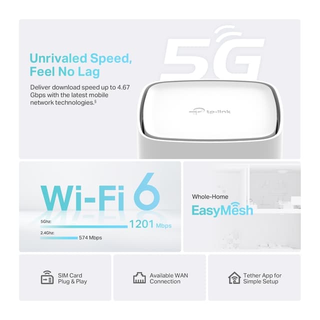 TP-Link Archer NX200 5G AX1800 router