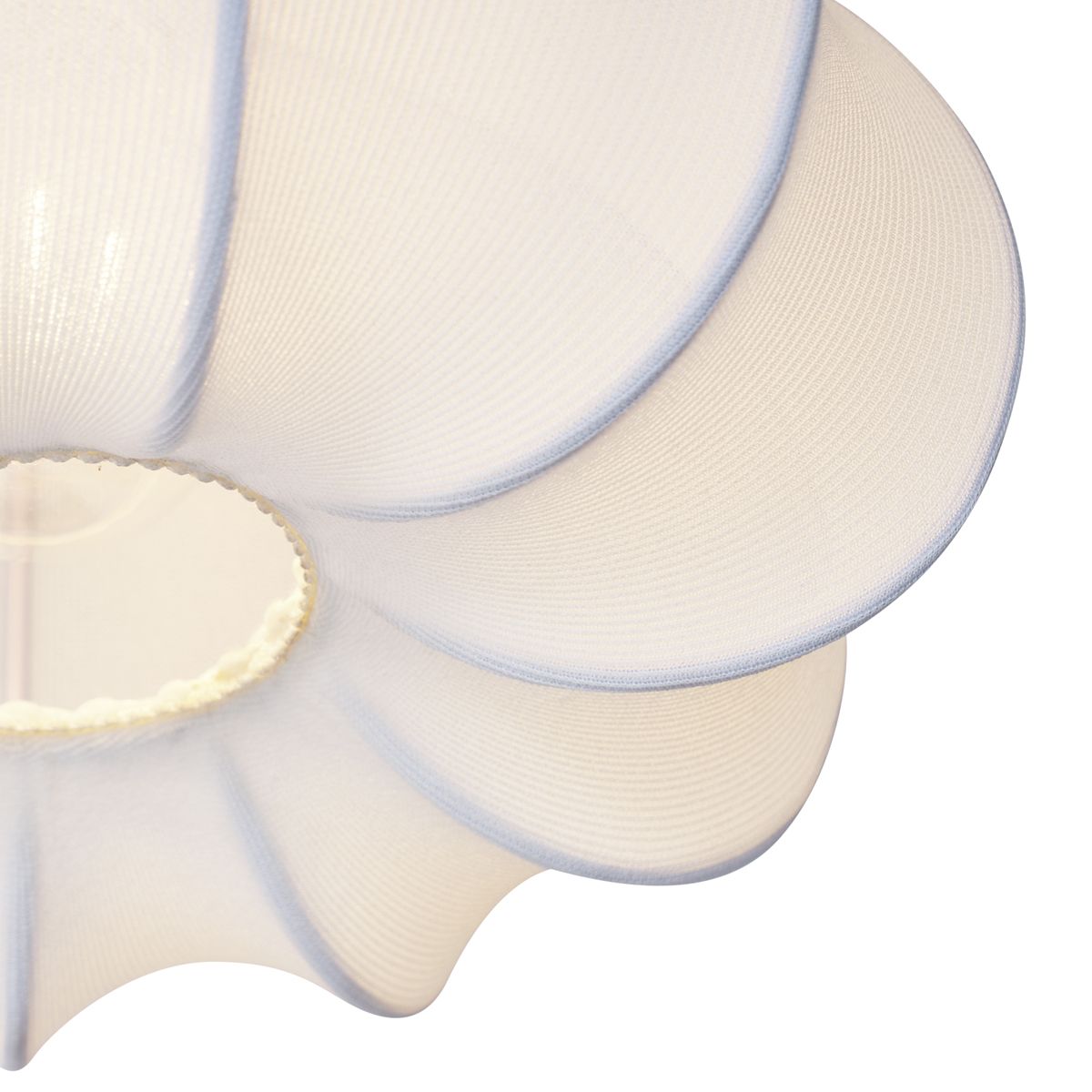 Japandi plafondlamp wit 27cm - Plu Asyesha