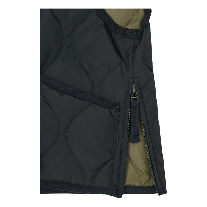 Taion Veste Sans Manches Matelassée Military | Noir
