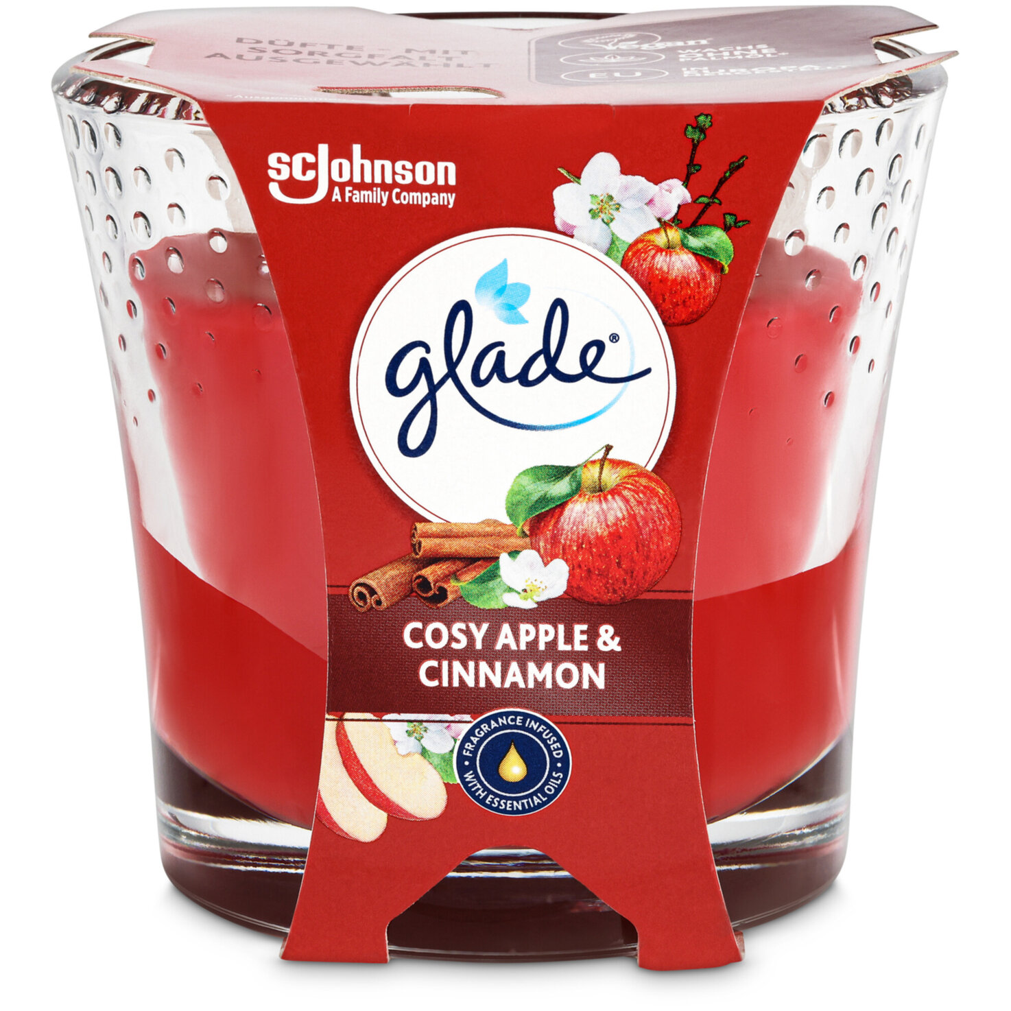 Glade Duftkerze Cosy Apple & Cinnamon
