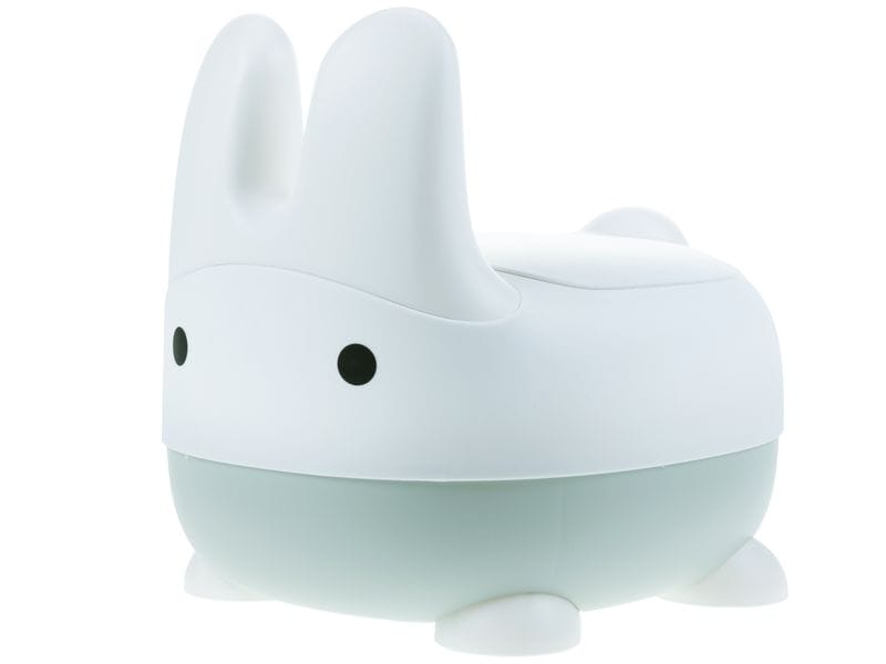 COCON Töpfchen Hase, Grün Kindertopf mit Spritzschutz