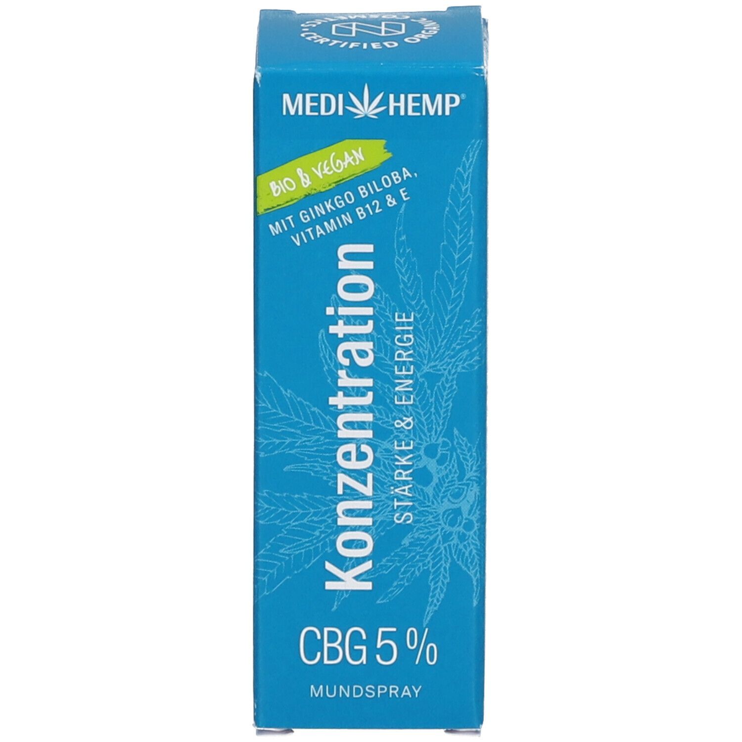 MEDIHEMP Bio Konzentration Mundspray 5% CBG