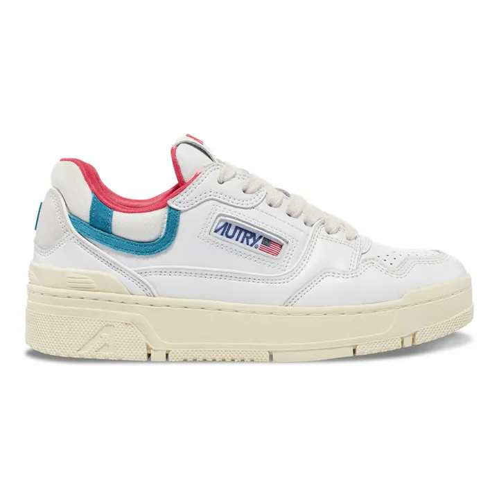 Autry Baskets CLC Low Cuir Bicolore | Bleu