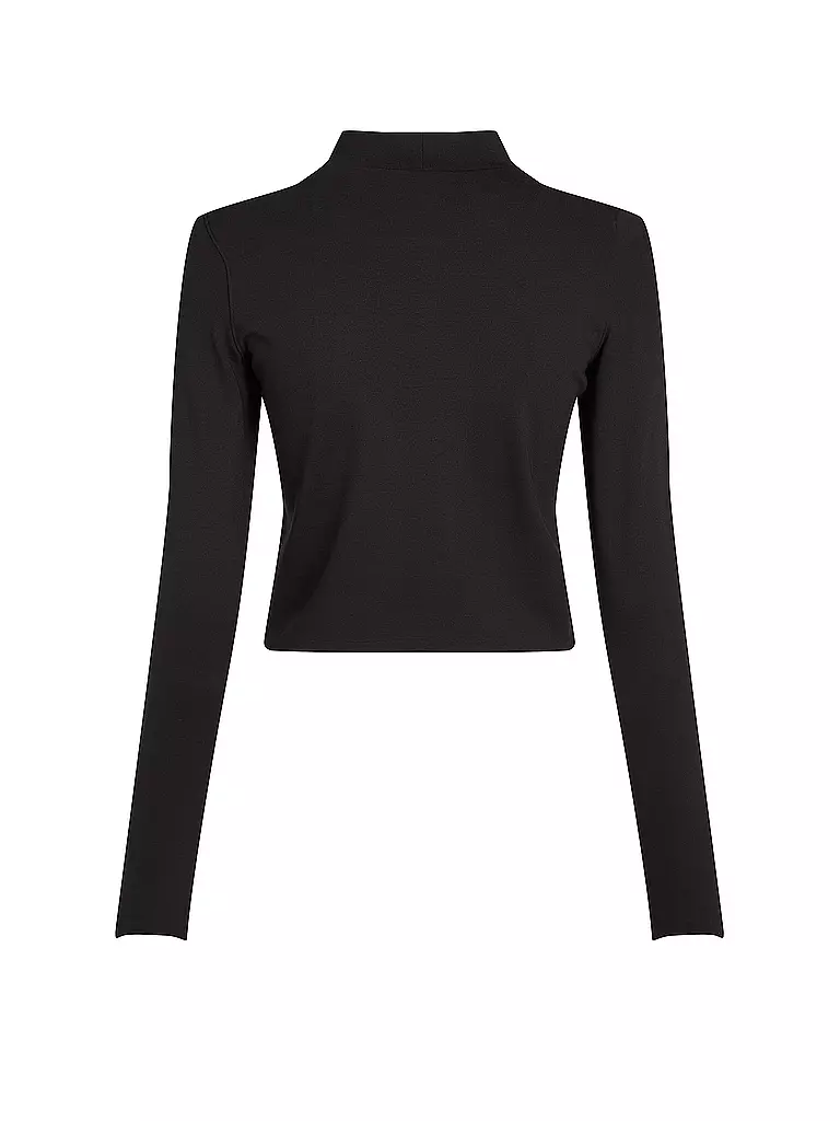 CALVIN KLEIN JEANS Langarmshirt schwarz