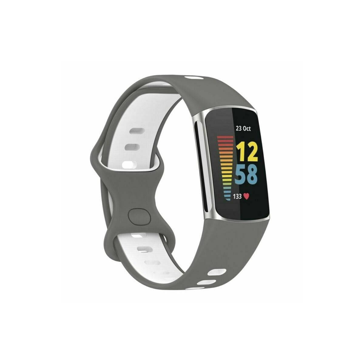 Twin Sport Armband Fitbit Charge 5 - Grå/hvit