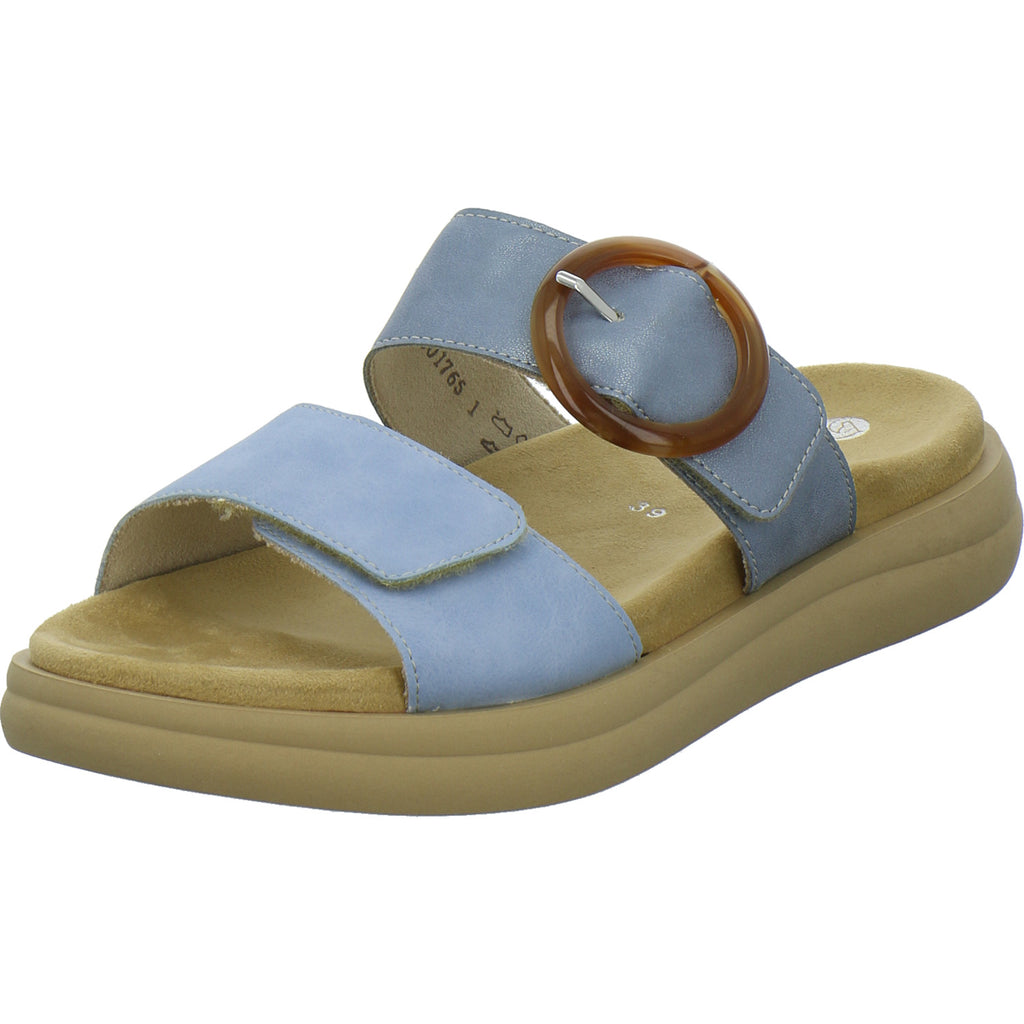 Remonte Pantoletten Damen Hellblau