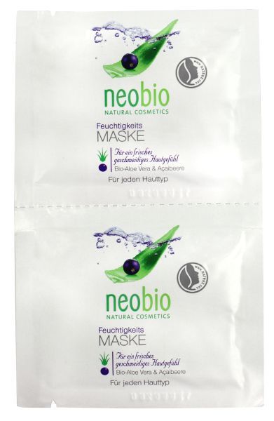Neobio Vochtigheidsmasker 2x7.5